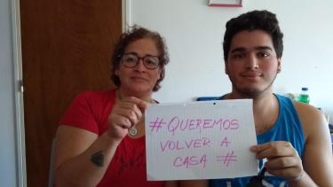 Reclaman que se tome una medida urgente para poder volver a su ciudad. Foto: Gentileza