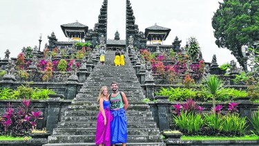 En el templo madre de Besakih, una visita obligada si vas a Bali. 