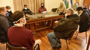 Autoridades de diferentes áreas se reunieron en el municipio de Viedma. Foto: genitleza.