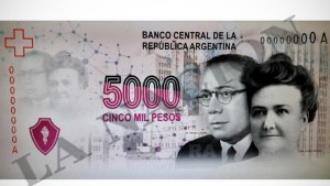 Preparan el nuevo billete de $5.000