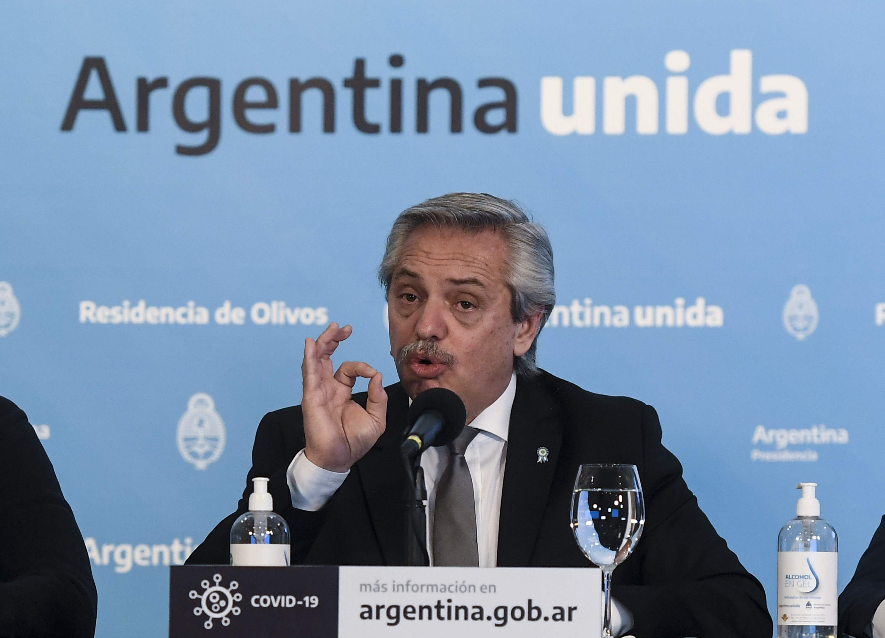 El presidente Alberto Fernández anunció que la cuarentena se extenderá hasta el 7 de junio. Foto Télam. 