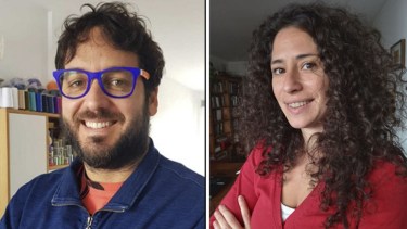 Teodoro Ciampagna y Agostina Gentili, autores de "Agarrá la pala".
