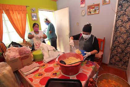La casa de la madre de Marcos es uno de los lugares donde se cocina a diario. (Foto: Oscar Livera).