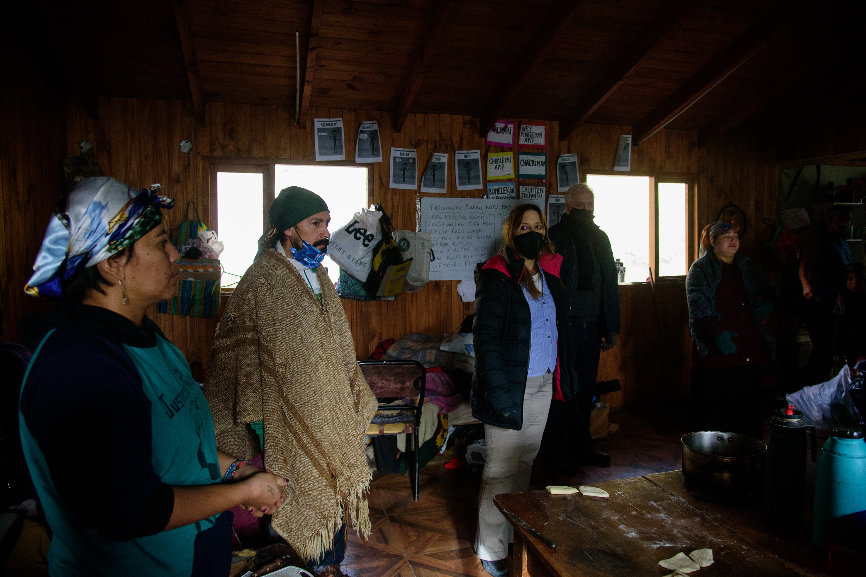 Gabriel Fuks, secretario de Articulación Federal de Seguridad de Nacion, recorrió el territorio que reclama la comunidad Mapuche Buenuleo, junto a Magdalena Odarda. Foto: archivo