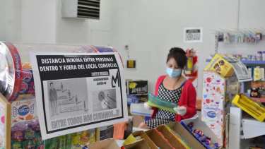 Los Menucos refuerza medidas preventivas ante los dos casos de COVID-19 en Jacobacci. (Foto: gentileza)