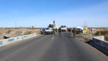 En Arroyito, los mineros realizan cortes que se levantan durante la noche, desde el martes de la semana pasada. (Archivo Gentileza @NicoFuentes14)