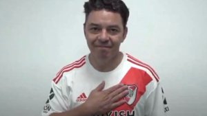 Gallardo protagonizó el video del festejo de los 119 años de River