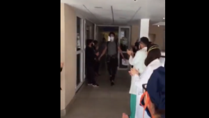 Video: dieron de alta al joven de Jacobacci que tuvo coronavirus