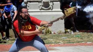 Detuvieron al «hombre mortero» en Uruguay