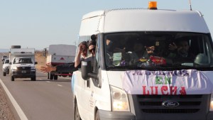 Así fue el regreso triunfal de los mineros de Andacollo