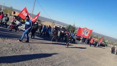 Oro punto de protesta es la Autovía Norte. (Gentileza).-