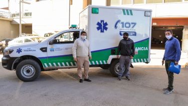 El ministerio de Salud entregó una ambulancia al centro de salud de Taquimilán. (Neuquén Informa)