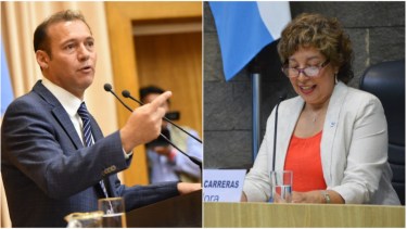 Los gobernadores Carreras y Gutierrez, con buenas imágenes