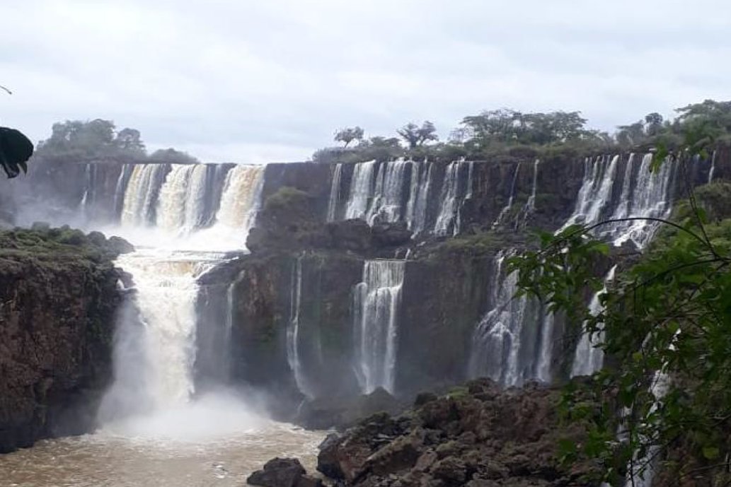 Las Cataratas del Iguazú: tras la sequía histórica, con agua otra vez este fin de semana, Captura de video