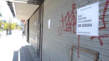 El relevamiento de los locales inactivos en Neuquén se hizo en la primera semana de junio. Foto: Archivo Yamil Regules