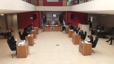 La sesión del concejo deliberante se realizarán bajo el protocolo correspondiente. 