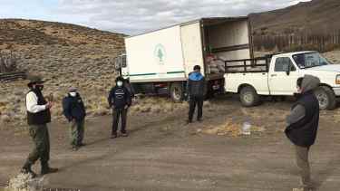 Parques Nacionales puso el transporte y se cumplieron todos los protocolos de seguridad. Foto: gentileza