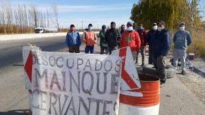 Desocupados de Mainqué piden trabajos en la obras de la ruta 22