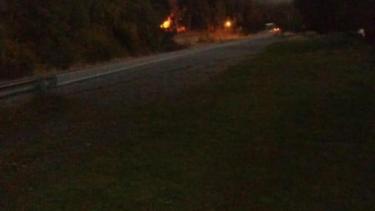 Por redes sociales circularon fotos con focos de incendios en la zona de Villa Mascardi.