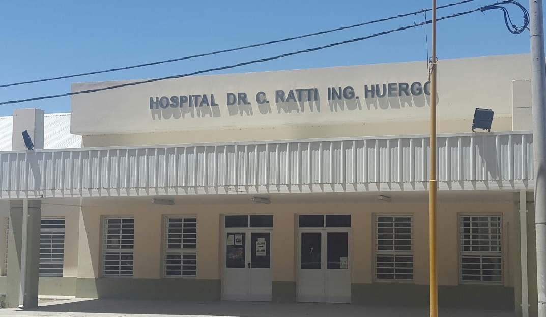 Al hospital de Huergo ingresaron cuatro casos sospechoso, uno fue positivo y ya son cinco los activos con covid-19 en la localidad. (Foto archivo)