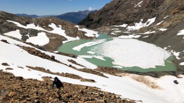 El refugio Hielo Azul se encuentra aproximadamente a 1.000 metros de las cuevas donde ocurrió el accidente. Foto: archivo