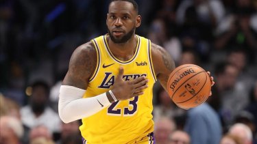 Lebron James, figura excluyente de los Lakers.