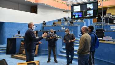 Este martes comenzaron a reacondicionar el recinto. Foto: gentileza.