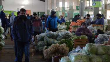 El mercado ooncentrador tuvo varias compradores particulares, sobre todo los lunes y viernes. Foto: Yamil Regules