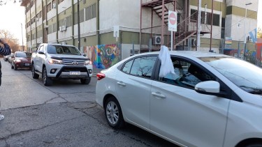 Los médicos de Regina se plegaron a la protesta convocada a nivel nacional. (Foto Pablo Accinelli)
