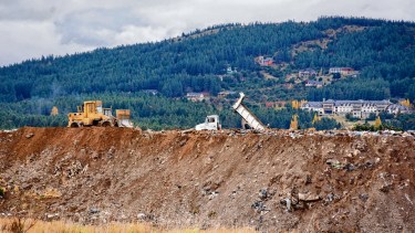 En Chacra 32 funcionó  por muchos años el basural de San Martín de los Andes. Foto: archivo Patricio Rodriguez