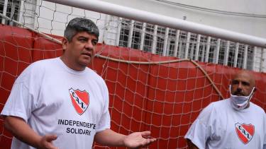 El vice Rojo Pablo Moyano negó que haya problemas con el plantel de Independiente.