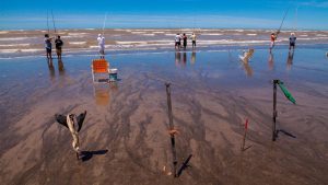 Los espacios de pesca habilitados en El Cóndor