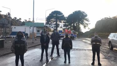 Un contingente con personas de Neuquén, Río Negro, Chubut, Santa Cruz y Buenos Aires  que regresó por Pino Hachado. Foto: gentileza