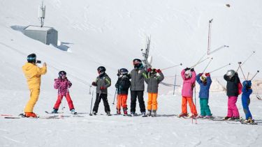 La Hoya, el centro de esquí de Esquel (Chubut), en una imagen de la temporada anterior.
