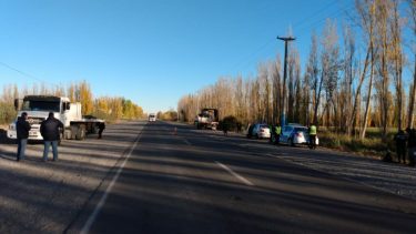 El siniestro vial ocurrió esta mañana, en la zona de Guerrico. (foto: gentileza)