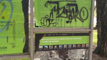 Una historia tapada con aerosol. (FOTO: Mario Rojas)