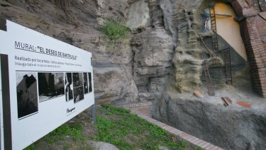La obra está ubicada en la plaza de las Ánimas. Foto: Pablo Leguizamon