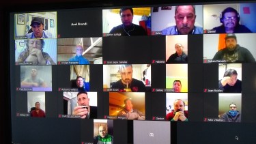 Los presidentes de Lifune se reencontraron vía online.
