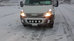 Por la nieve, cierran todas las rutas de Neuquén desde las 18