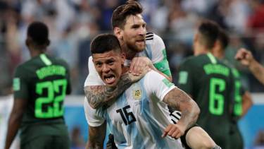 Rojo fue el héroe inesperado de la clasificación argentina.