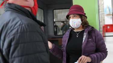 La gobernadora realizó diferentes recorridas por la zona Andina. Fptp: Gentileza Prensa