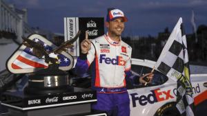 Hamlin ganó la segunda prueba de la Nascar en Pocono