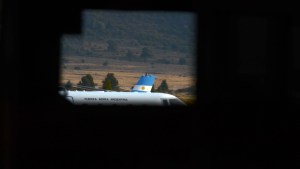 Los cinco minutos de Alberto Fernández en Bariloche