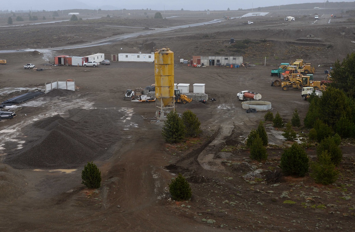 El Parque productivo y Tecnológico de Bariloche ya tiene vendidos la mitad de los lotes de la primera etapa. Foto: Alfredo Leiva