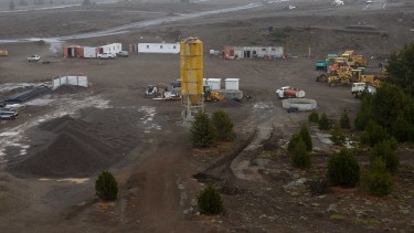 El Parque productivo y Tecnológico de Bariloche ya tiene vendidos la mitad de los lotes de la primera etapa. Foto: Alfredo Leiva