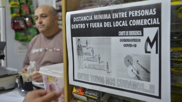 Ante el primer caso positivo de COVID, se extremaron las medidas preventivas en la comunidad. (Foto: gentileza).
