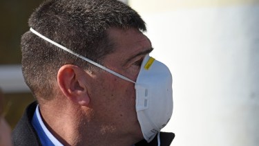 El intendente de Cipolletti conforme con la situación epidemiológica de la ciudad. (foto: Florencia Salto) 