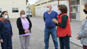 Soria insistió en «seguir colaborando», mientras Carreras visitó Roca