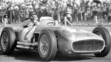 Fangio, en su primera victoria. 
