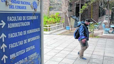 La Universidad del Comahue planteó un 2021 virtual. (Archivo Florencia Salto).-